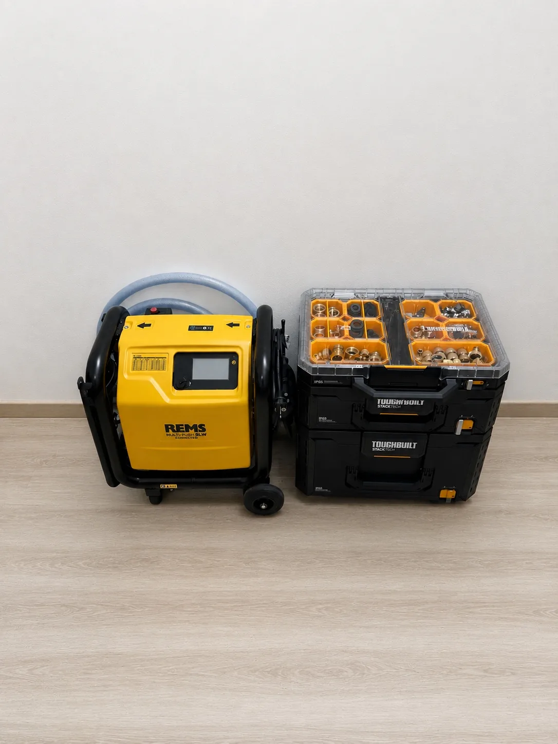 REMS Multi-Push a přepravní boxy